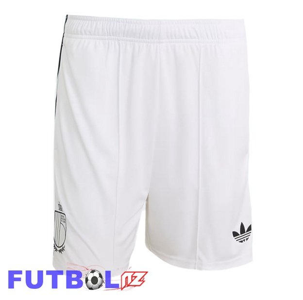 Cortos de Futbol Bélgica Segunda Blanco 2026/2027