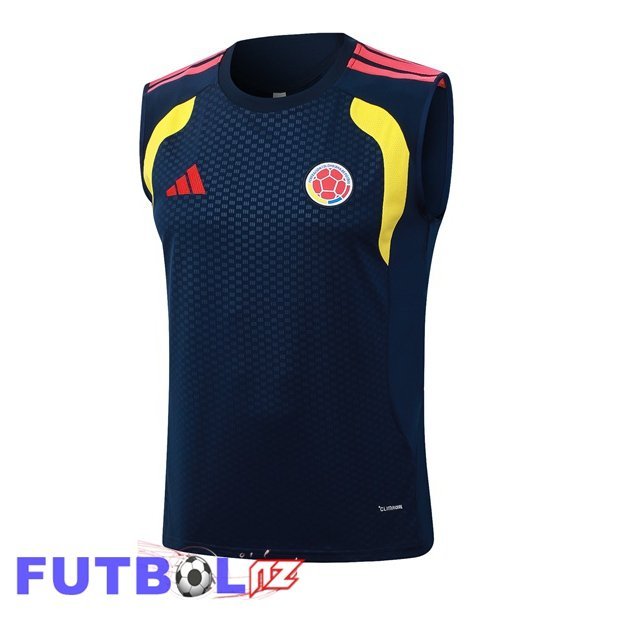 Chalecos De Futbol Colombia Azul Real 2026/2027