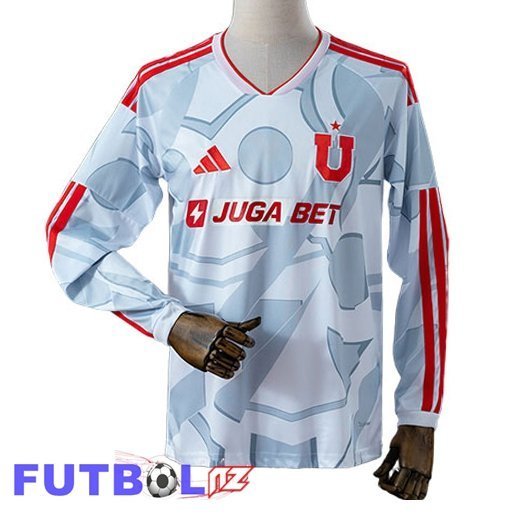 Camisetas De Futbol Universidad de Chile Manga Larga Edición Especial Blanco 2026/2027
