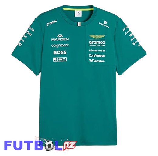 T-Shirt F1 Aston Martin Team Verde 2026