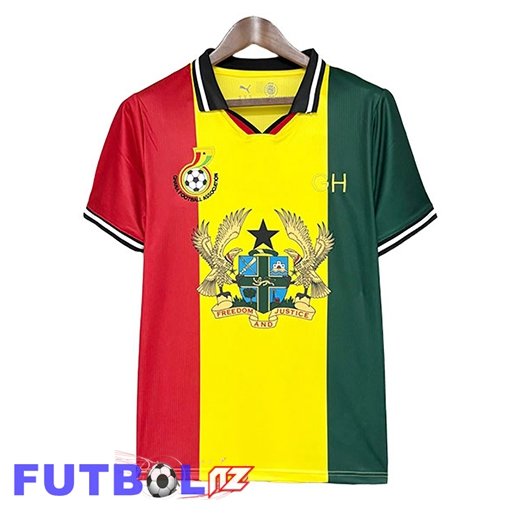 Camiseta Nacional Ghana Edición Especial Amarillo/Verde/Rojo 2026/2027