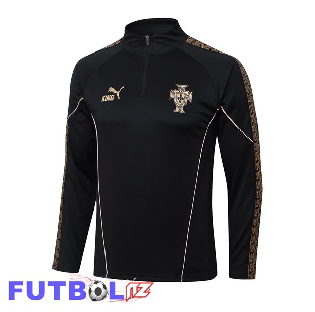 Sudadera De Entrenamiento Portugal Negro 2026/2027