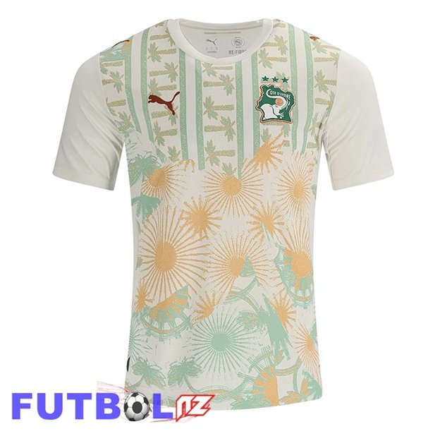 Camisetas De Futbol Costa De Marfil Segunda Blanco Verde 2026/2027