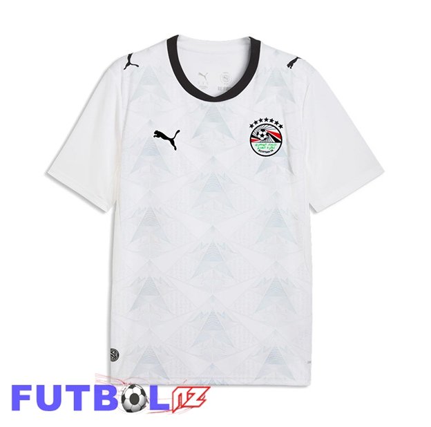 Camisetas De Futbol Egipto Segunda Blanco 2026/2027 Camisetas De Futbol Egipto Segunda Blanco 2026/2027