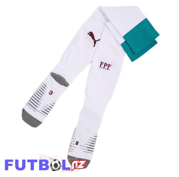 Calcetines De Futbol Portugal Segunda Blanco 2026/2027