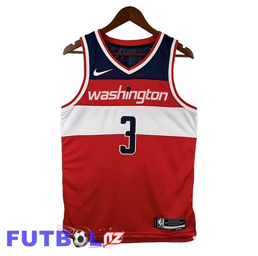 Camiseta Washington Wizards (YONG #3) Rojo/Blanco/Azul 2026/2027