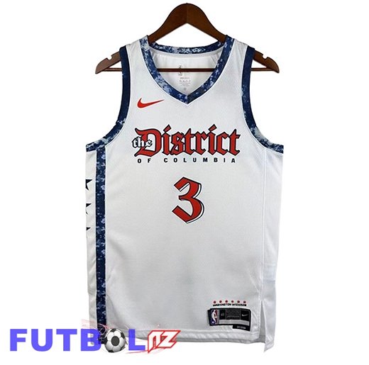Camiseta Washington Wizards (YONG #3) Blanco/Azul 2026/2027