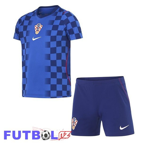 Camisetas De Futbol Croacia Ninos Segunda Azul 2026/2027