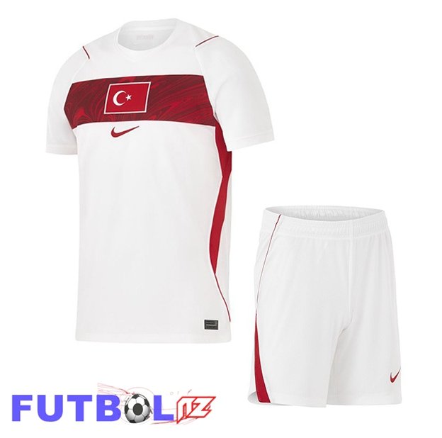 Camisetas De Futbol Turquía Ninos Segunda Blanco 2026/2027