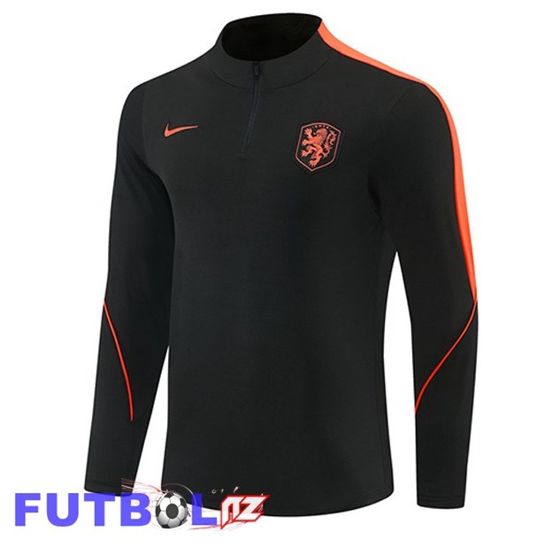 Sudadera De Entrenamiento Países Bajos Negro 2026/2027