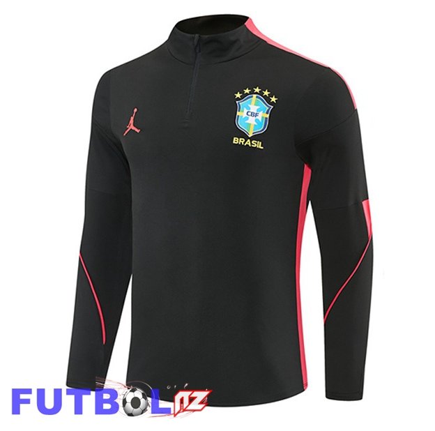 Sudadera De Entrenamiento Brasil Negro Rojo 2026/2027