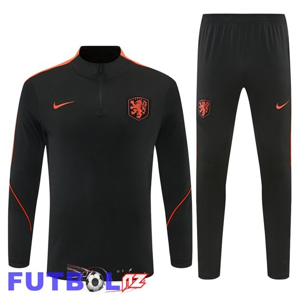Chandal Equipos De Futbol Países Bajos Negro 2026/2027