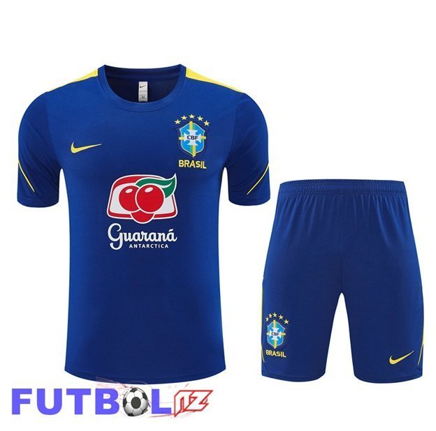 Camiseta Entrenamiento Brasil + Cortos Azul 2026/2027