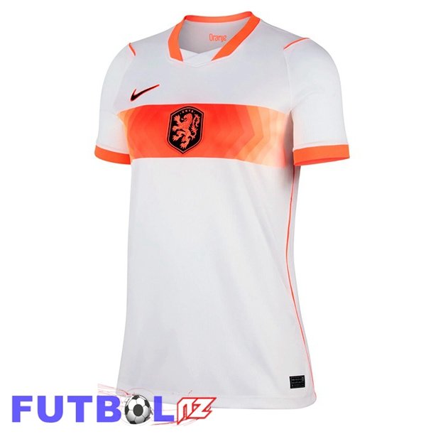 Camisetas De Futbol Países Bajos Mujer Segunda Blanco 2026/2027