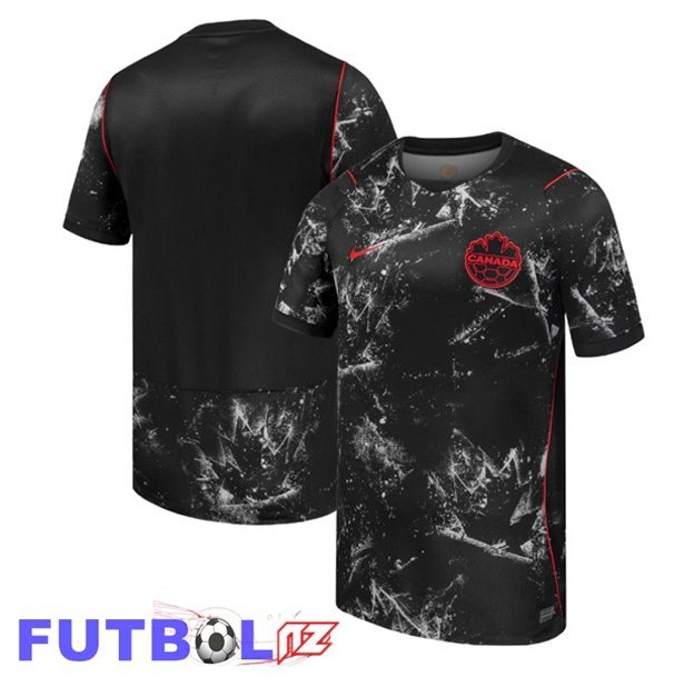 Camisetas De Futbol Canada Segunda Negro 2026/2027 Camisetas De Futbol Canada Segunda Negro 2026/2027