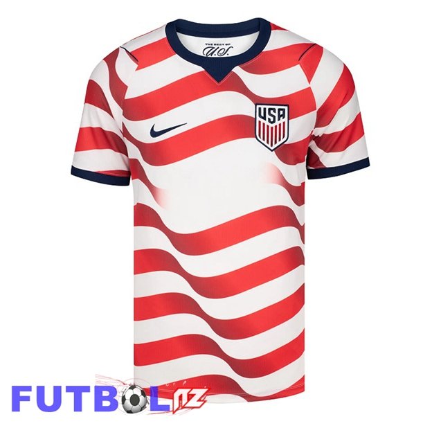 Camisetas De Futbol Estados Unidos Primera Rojo Blanco 2026/2027