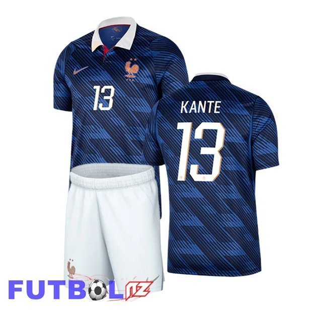 Camisetas De Futbol Francia (KANTE 13) Ninos Primera Azul Real 2026/2027