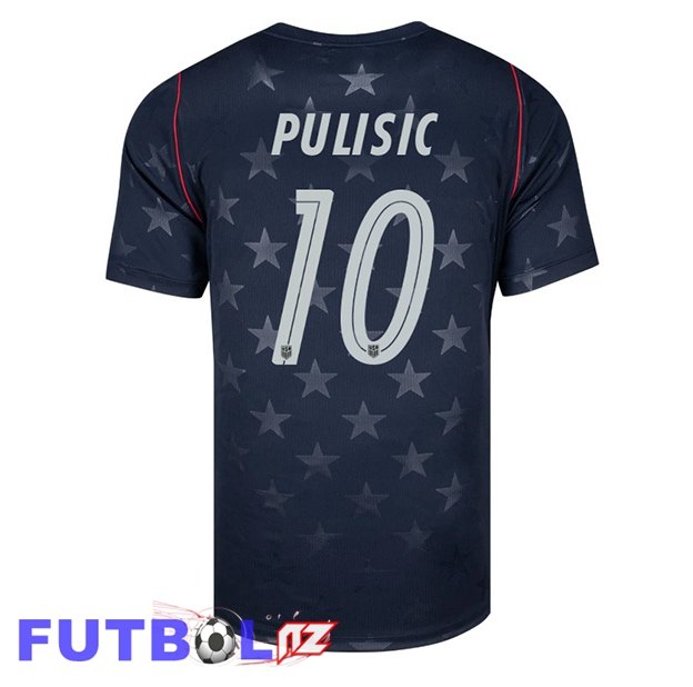 Camisetas De Futbol Estados Unidos (Christian Pulisic 10) Segunda Negro 2026/2027