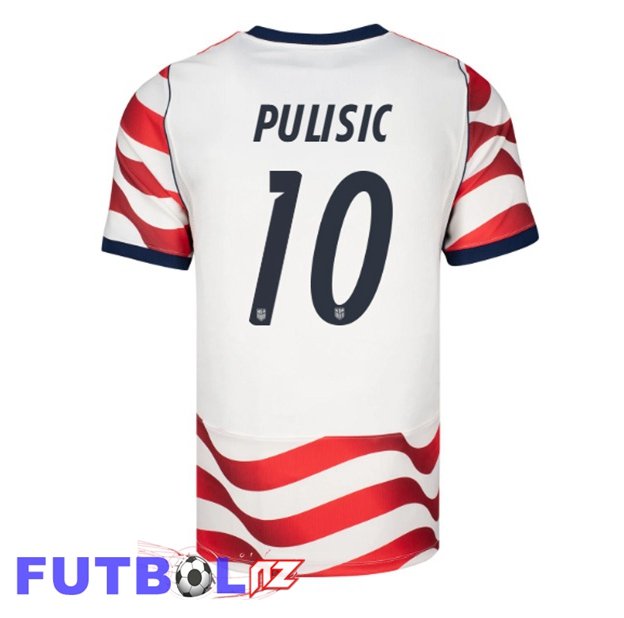 Camisetas De Futbol Estados Unidos (Christian Pulisic 10) Primera Rojo Blanco 2026/2027