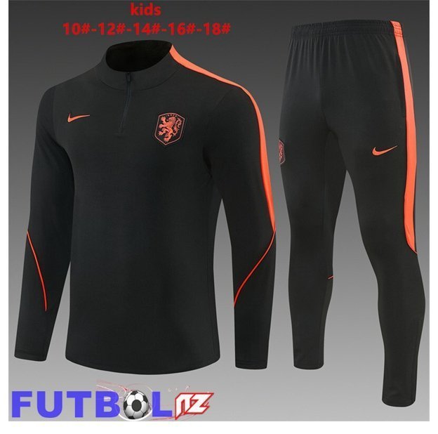 Chandal Equipos De Futbol Países Bajos Ninos Negro 2026/2027