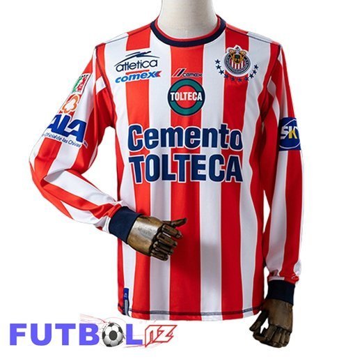 Camisetas De Futbol CD Guadalajara Retro Primera Manga Larga 2002/2003