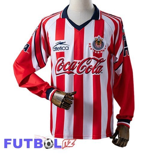 Camisetas De Futbol CD Guadalajara Retro Primera Manga Larga 1998/1999