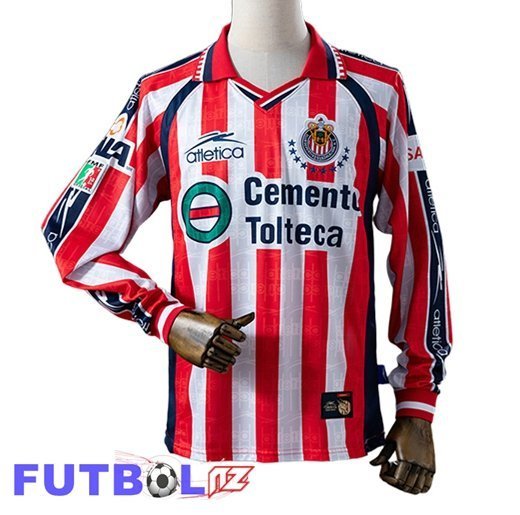 Camisetas De Futbol CD Guadalajara Retro Primera Manga Larga 1999/2000