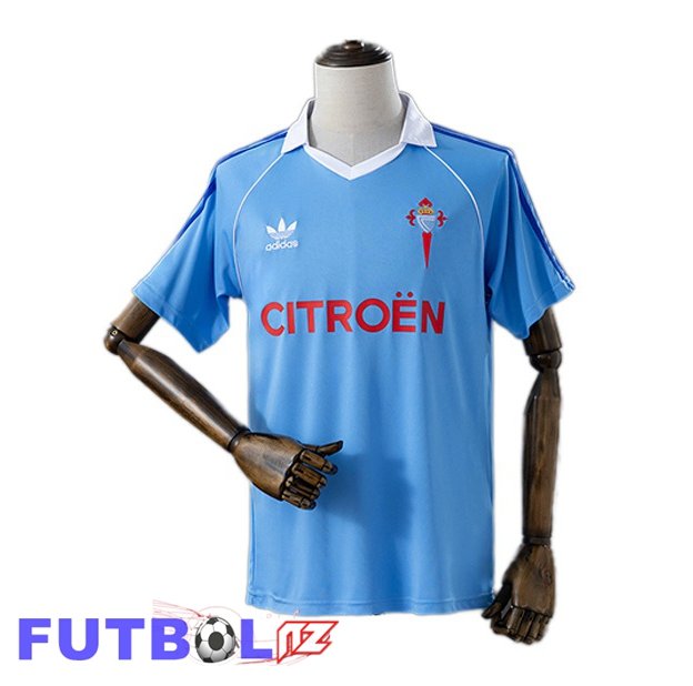 Camisetas De Futbol Celta Vigo Retro Primera Azul 1984-1985