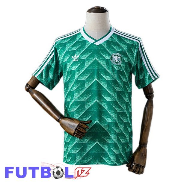 Camisetas De Futbol Alemania Retro Segunda Verde 1990