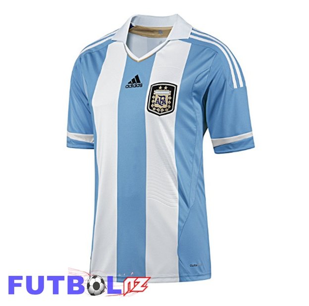 Camisetas De Futbol Argentina Retro Primera Azul Blanco 2011