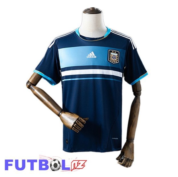 Camisetas De Futbol Argentina Retro Segunda Azul Real 2011