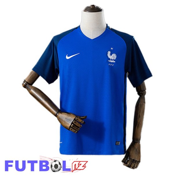 Camisetas De Futbol Francia Retro Primera Azul 2016