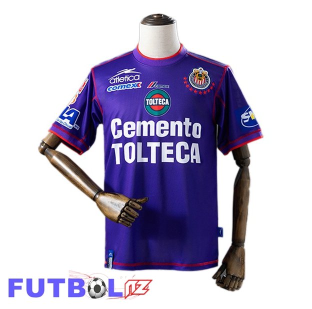 Camisetas De Futbol CD Guadalajara Retro Tercera Púrpura 2002-2003