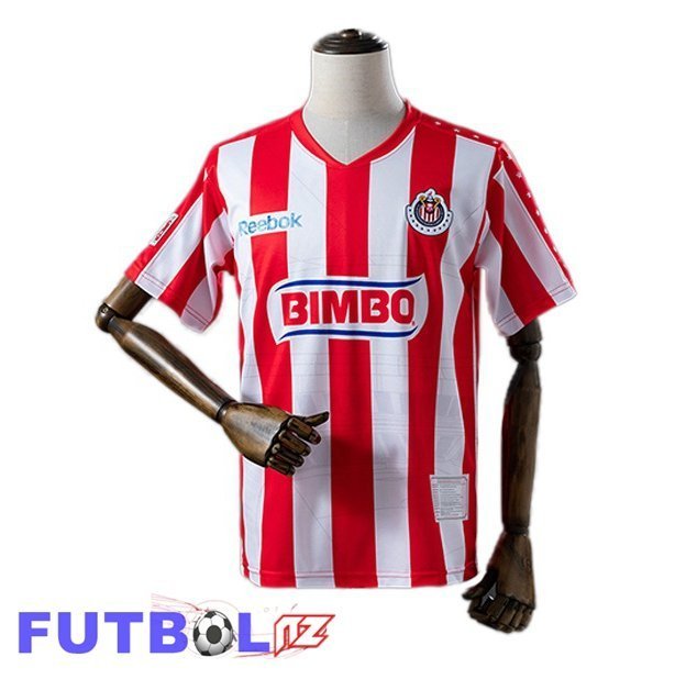 Camisetas De Futbol CD Guadalajara Retro Tercera Rojo Blanco 2010-2011