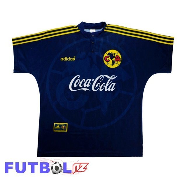 Camisetas De Futbol Club America Retro Segunda Azul 1997-1998