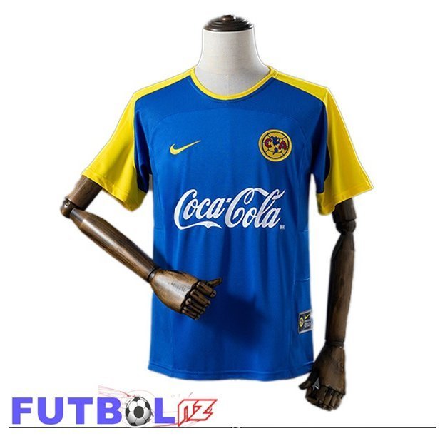 Camisetas De Futbol Club America Retro Segunda Azul 2003-2004