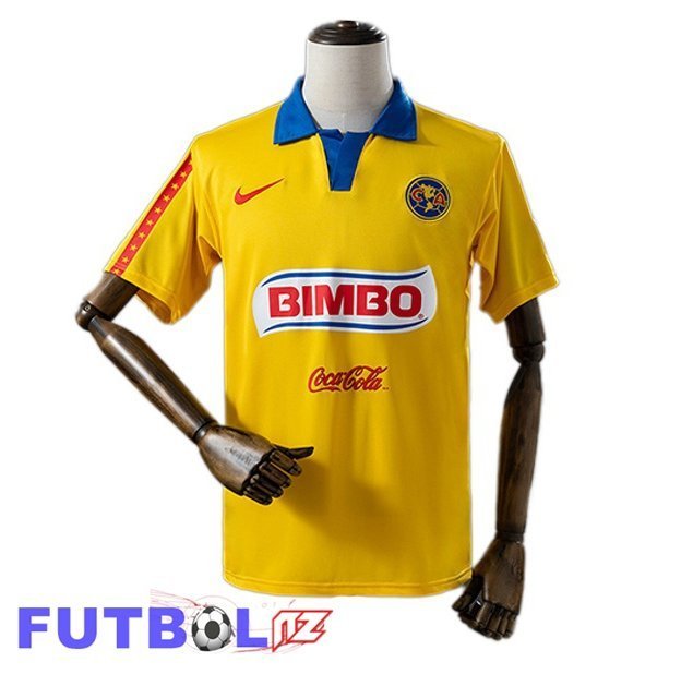 Camisetas De Futbol Club America Retro Primera Amarillo 2006-2007