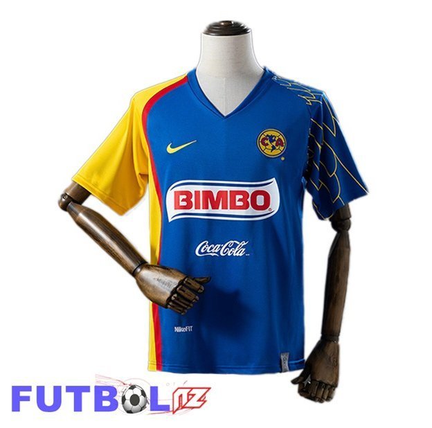 Camisetas De Futbol Club America Retro Segunda Azul 2007-2008