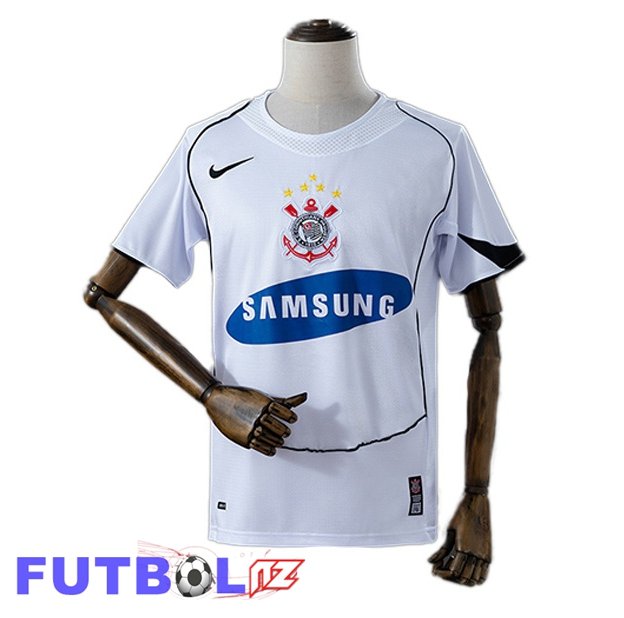 Camisetas De Futbol Corinthians Retro Primera Blanco 2005