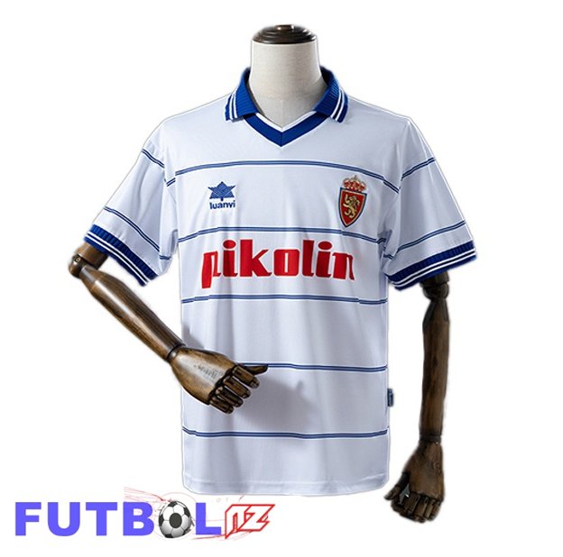 Camisetas De Futbol Real Zaragoza Retro Primera Blanco 1999-2000
