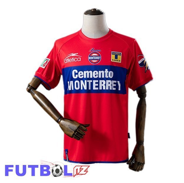 Camisetas De Futbol Tigres UANL Retro Tercera Rojo 2002-2003
