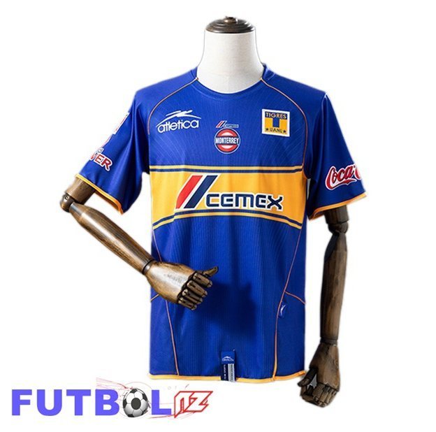Camisetas De Futbol Tigres UANL Retro Segunda Azul 2005-2006