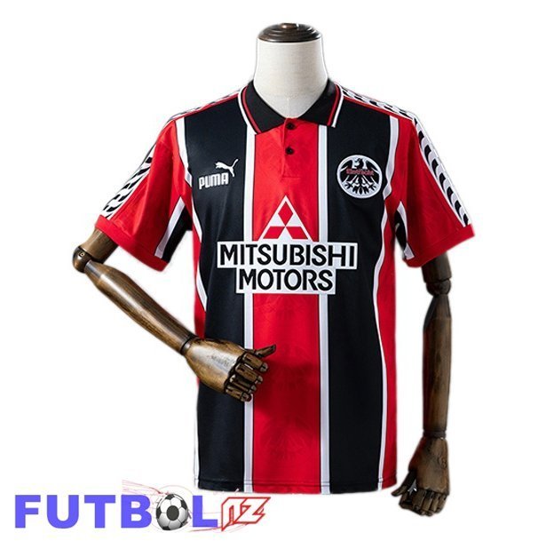 Camisetas De Futbol Eintracht Frankfurt Retro Primera Rojo Negro 1996-1997