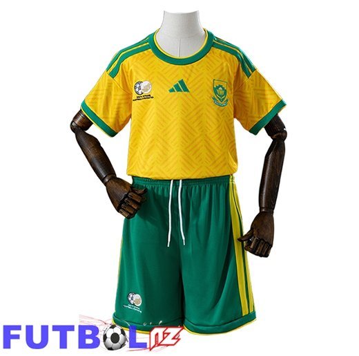 Camisetas De Futbol Sudáfrica Ninos Primera Copa Del Mundo 2026
