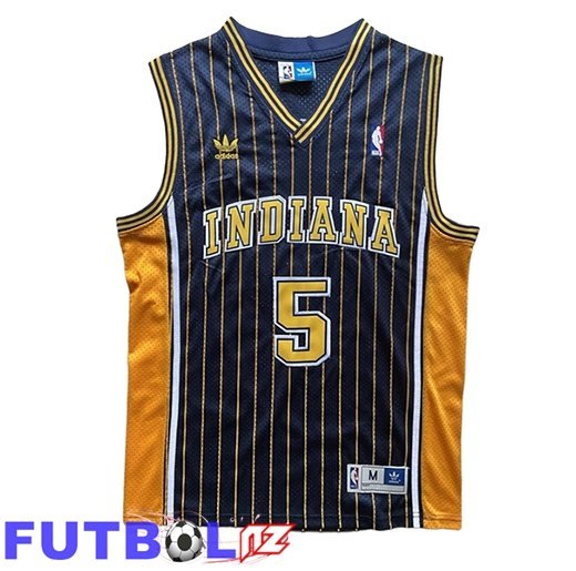 Camiseta Indiana Pacers (Rosado #5) 2026/27 Azul/Amarillo