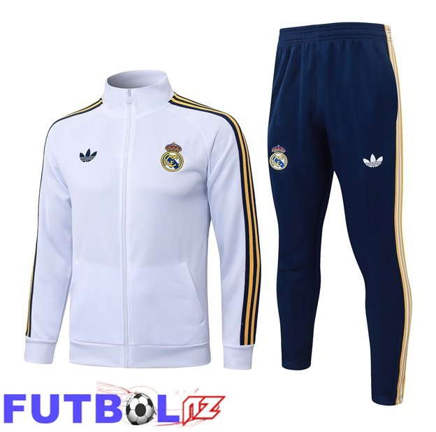 Chandal Equipos De Futbol - Chaqueta Real Madrid Blanco 2026/2027