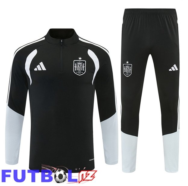 Chandal Equipos De Futbol España Negro 2026/2027