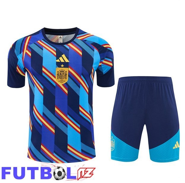 Camiseta Entrenamiento España + Cortos Azul Real 2026/2027