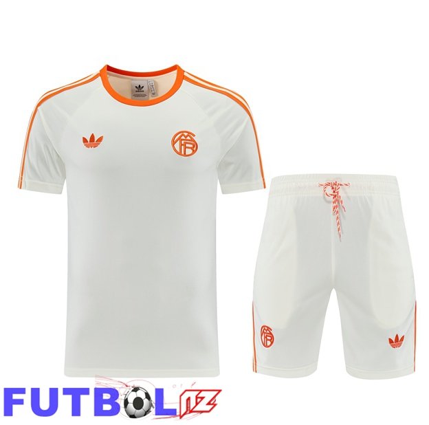 Camiseta Entrenamiento Bayern Munich + Cortos Blanco 2026/2027