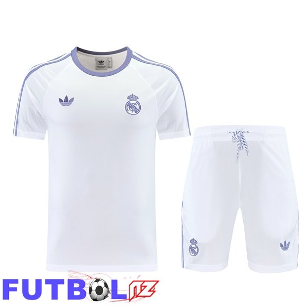 Camiseta Entrenamiento Real Madrid + Cortos Blanco 2026/2027
